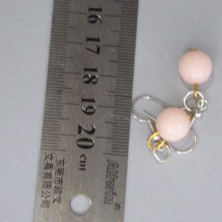pink beaded earrings length 10mm width 10mm 1 pink beaded earrings length 10mm width 10mm 1