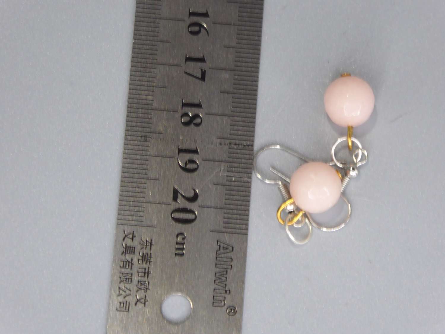 rainbow stripe Beaded Earrings length 2.2cm width 8mm rainbow stripe Beaded Earrings length 2.2cm width 8mm