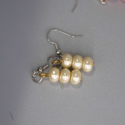 rainbow stripe Beaded Earrings length 2.2cm width 8mm