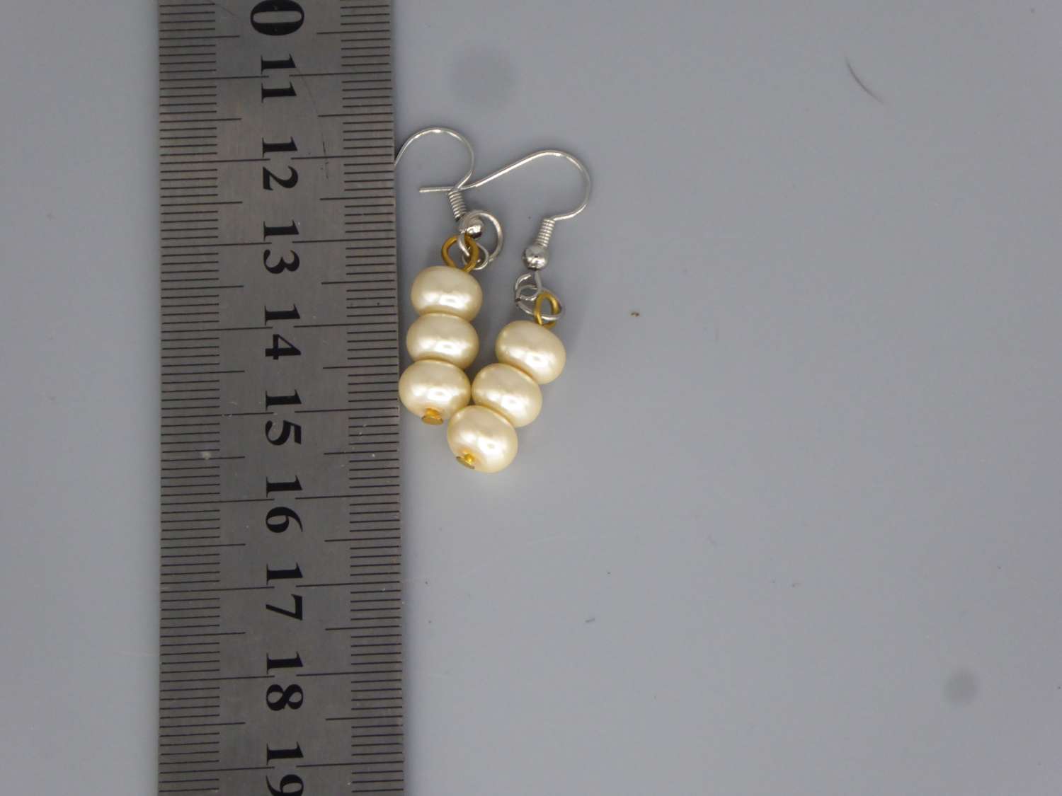 rainbow stripe Beaded Earrings length 2.2cm width 8mm rainbow stripe Beaded Earrings length 2.2cm width 8mm