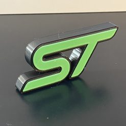 3D Ford Fiesta Focus ST badge Green Wall Shelf Desk Standing Decorative Plaque Gift