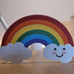 Handcrafted Rainbow Greeting Card.