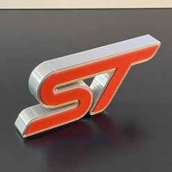 3D Ford Fiesta Focus ST badge Red Wall Shelf Desk Standing Decorative Plaque Gift