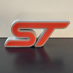 3D Ford Fiesta Focus ST badge Red Wall Shelf Desk Standing Decorative Plaque Gift 1