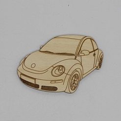 Beetle Modern Handmade Wooden Magnet