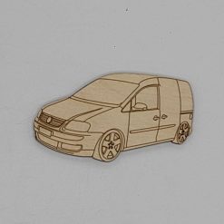 Caddy Van Handmade Wooden Magnet