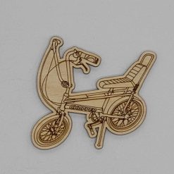 Chopper Bike Handmade Wooden Magnet