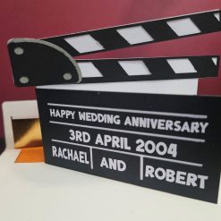Handcrafted Movie Clapperboard Card for Birthday's or any occasion.