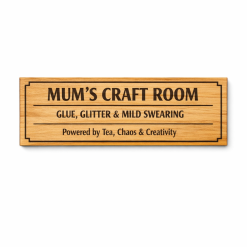 Personalised Plywood Wall Sign – Custom Garage, Shed, & Workshop Sign 4