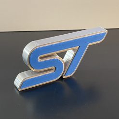 3D Ford Fiesta Focus ST badge Blue Wall Shelf Desk Standing Decorative Plaque Gift