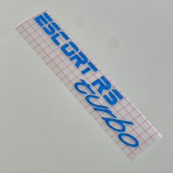 Ford Escort RS Turbo Vinyl Decal - Blue