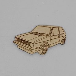 Golf GTi Handmade Wooden Magnet