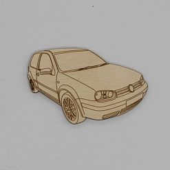 Golf MK4 Handmade Wooden Magnet