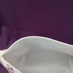 Soft Pinks and Creams Mixed Design Quilted Zip Pouch 2