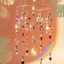 Beautiful sugar skull sun catcher