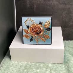 Diamond Painted Elephant Bookmark