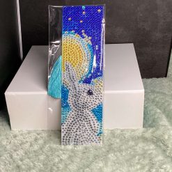 Diamond Painted Elephant Bookmark