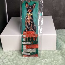 Diamond Painted Elephant Bookmark