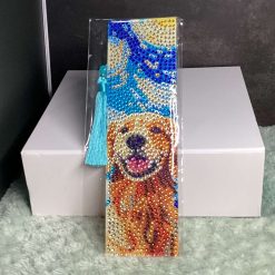 Diamond Painted Elephant Bookmark