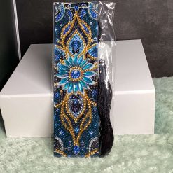 Diamond Painted Elephant Bookmark