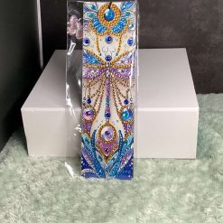 Diamond Painted Elephant Bookmark
