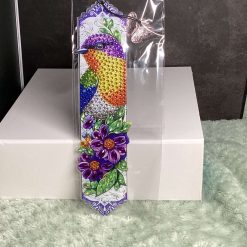 Diamond Painted Elephant Bookmark