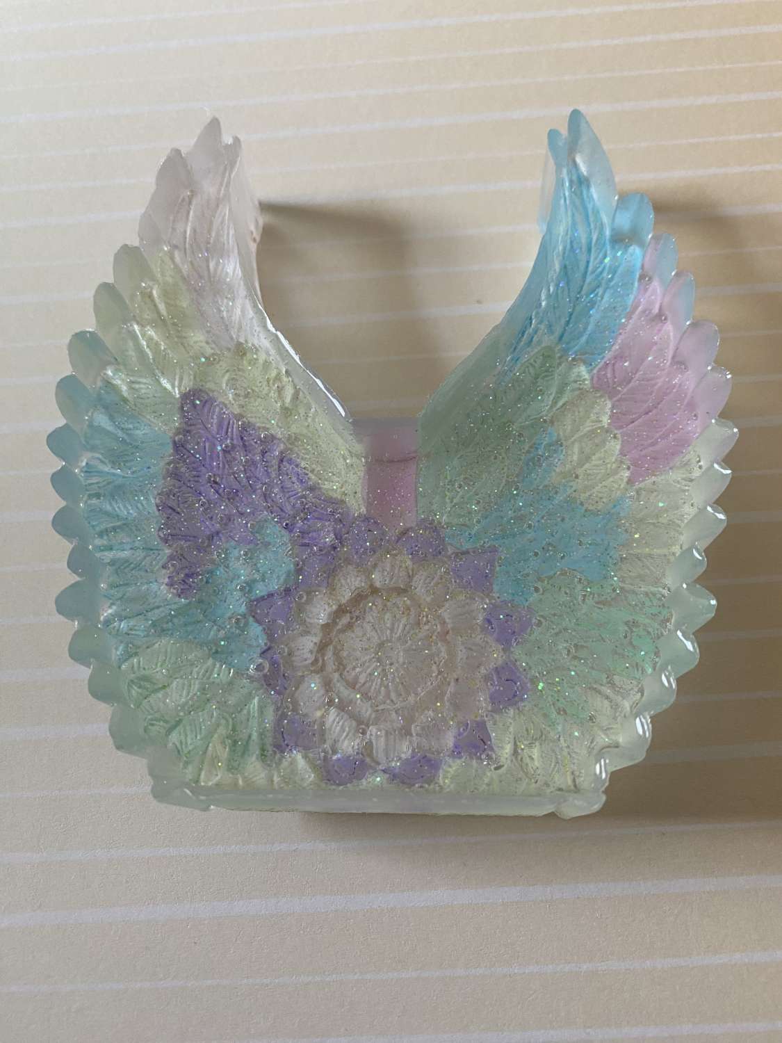 🪽🌈 Handmade Angel Wings & Mandala Ornament 🌈🪽 🪽🌈 Handmade Angel Wings & Mandala Ornament 🌈🪽