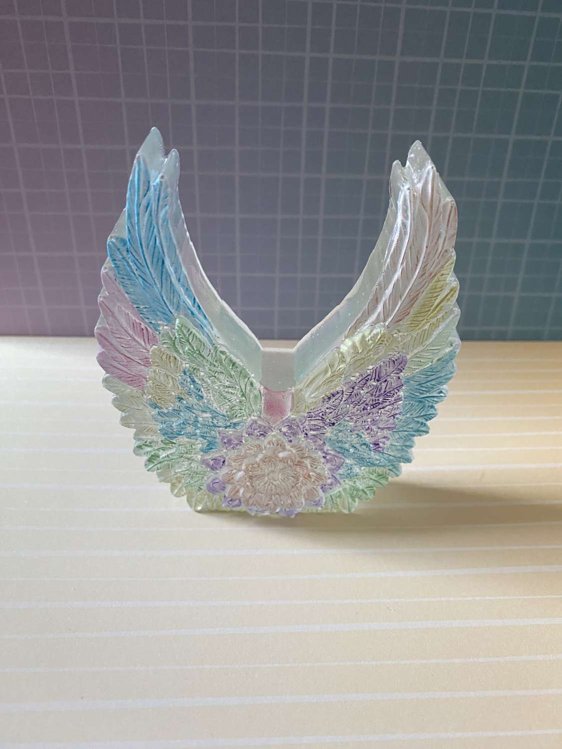 🪽🌈 Handmade Angel Wings & Mandala Ornament 🌈🪽 🪽🌈 Handmade Angel Wings & Mandala Ornament 🌈🪽