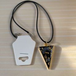 Handmade resin pendant necklace