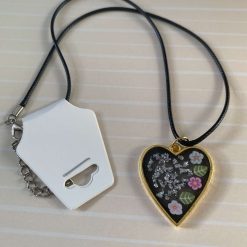 Handmade resin pendant necklace