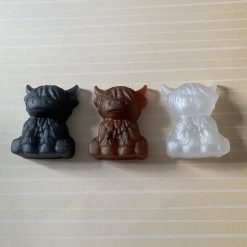 🐮✨ Handmade Highland Cow Ornaments - Set of 3 ✨🐮 1