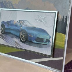 Sports car birthday card 2