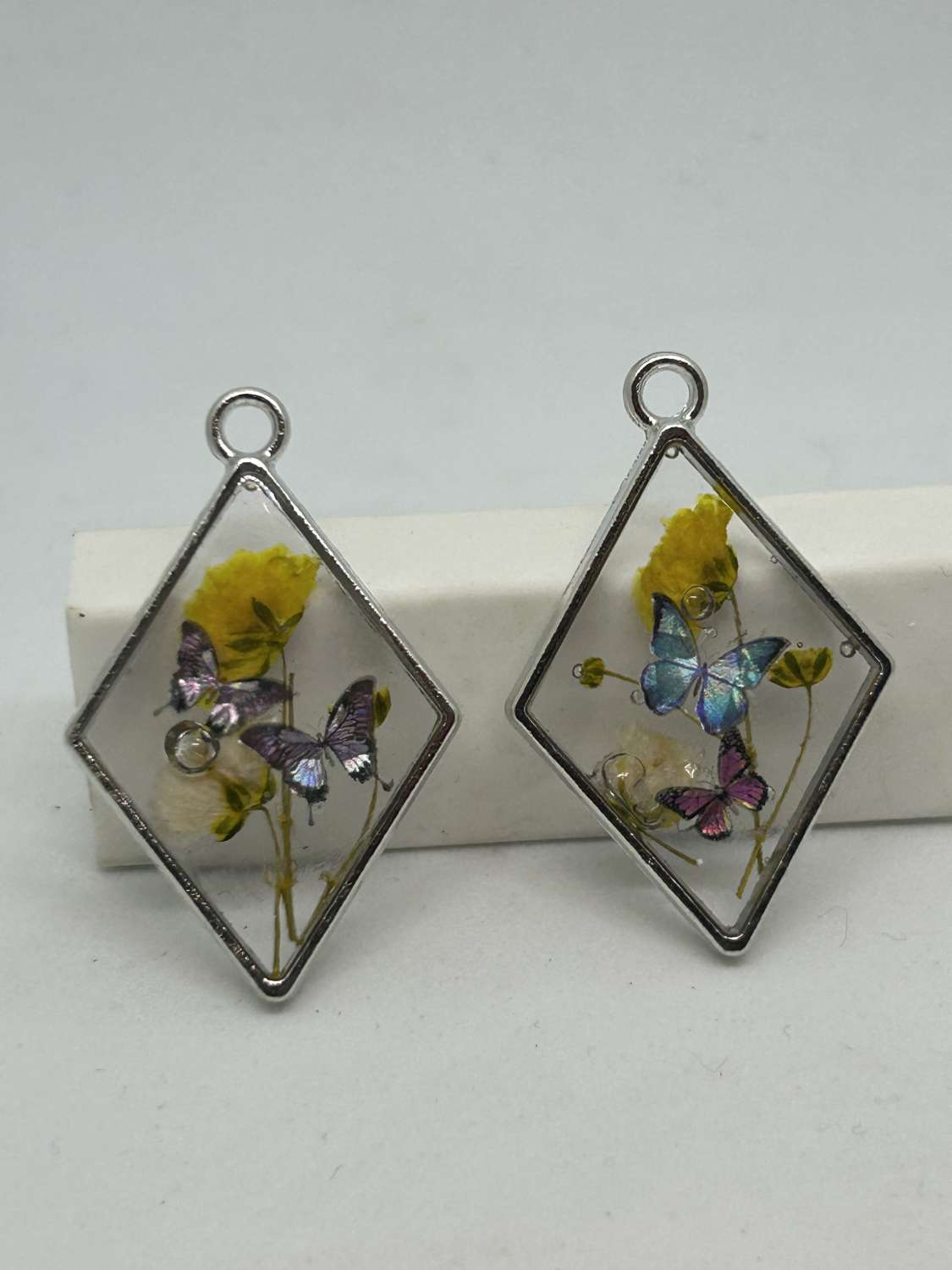 Hand Made Flower Earrings Hand Made Flower Earrings