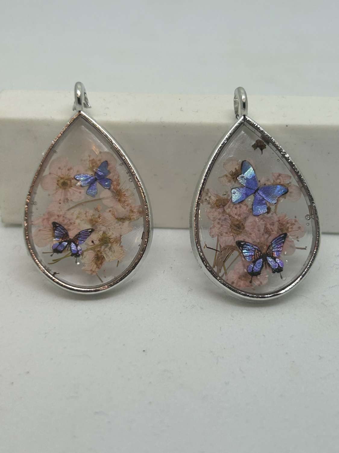 Hand Made Flower Earrings Hand Made Flower Earrings