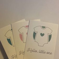17.8x12.8cm baby card ‘Hello, little one’