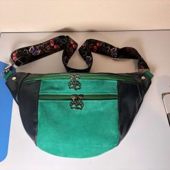 Waist bag with natural leather, crossbody bags