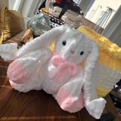 Handmade Knitted Floppy Eared Bunny 2 Handmade Knitted Floppy Eared Bunny 2