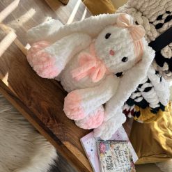 Handmade Knitted Floppy Eared Bunny 4 Handmade Knitted Floppy Eared Bunny 4