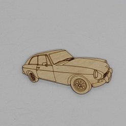 MGB GT Handmade Wooden Magnet