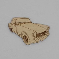 MG Midget Handmade Wooden Magnet