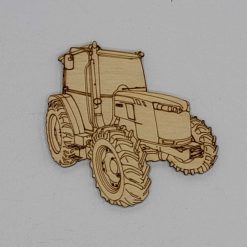 Massey Ferguson Tractor Handmade Wooden Magnet