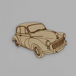 Morris Minor Handmade Wooden Magnet