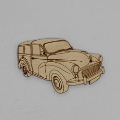 Morris Minor Traveller Handmade Wooden Magnet