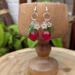 Strawberry earrings