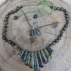Dragons Blood Jasper set