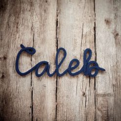 Custom Knitted Wire Name Sign – Personalized Name Art – Handmade Rope Letter Decor – Nursery, Wedding, or Home Decor – Choice of Colour 1 Custom Knitted Wire Name Sign – Personalized Name Art – Handmade Rope Letter Decor – Nursery, Wedding, or Home Decor – Choice of Colour 1