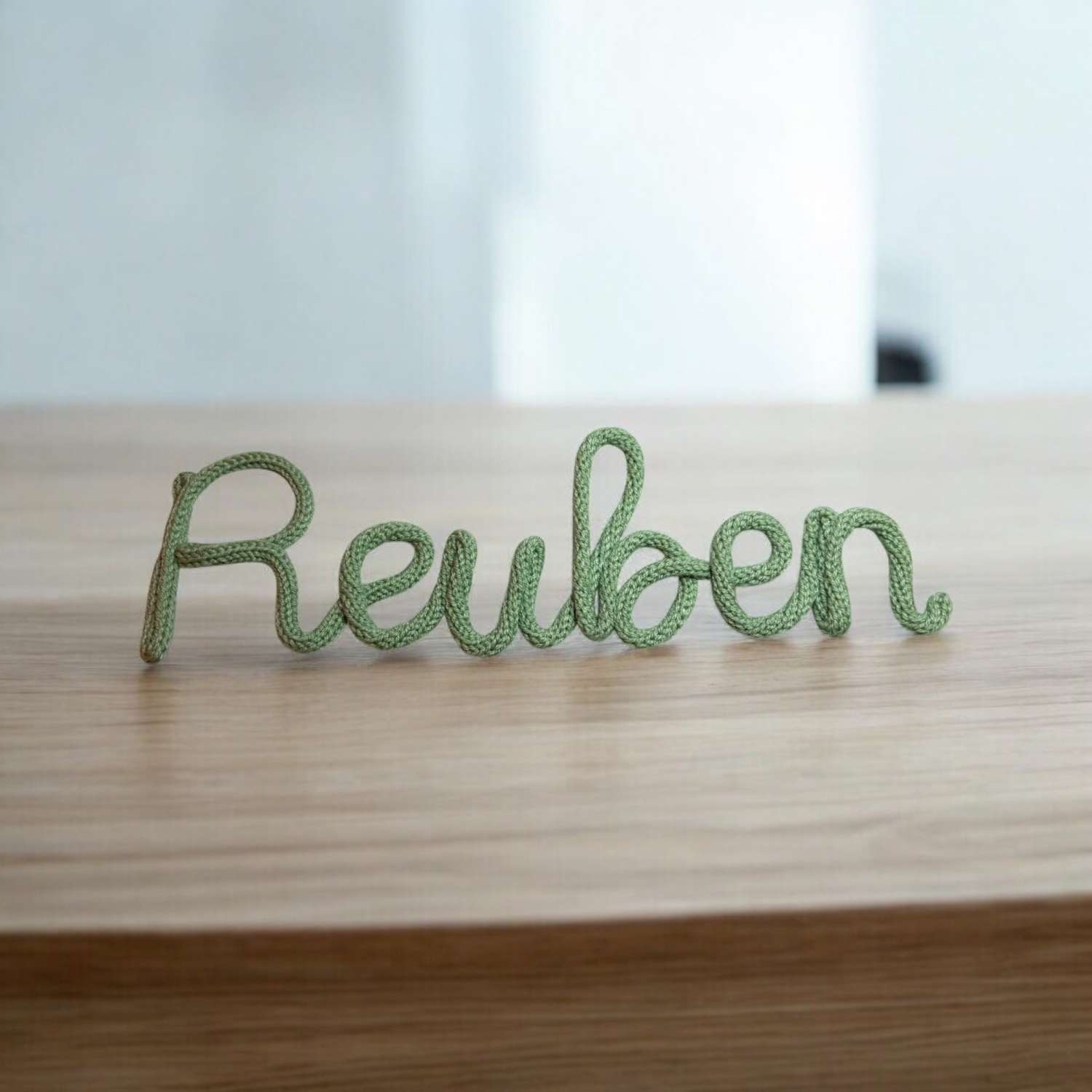 Custom Knitted Wire Name Sign – Personalized Name Art – Handmade Rope Letter Decor – Nursery, Wedding, or Home Decor – Choice of Colour Custom Knitted Wire Name Sign – Personalized Name Art – Handmade Rope Letter Decor – Nursery, Wedding, or Home Decor – Choice of Colour