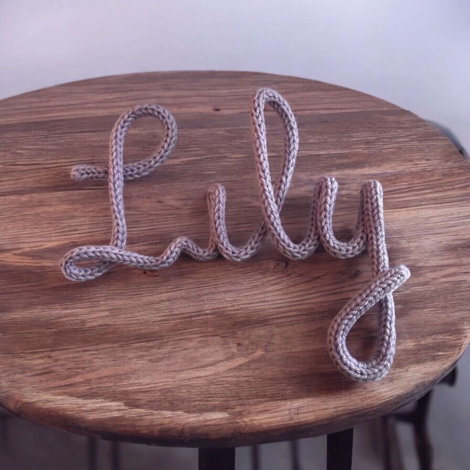 Custom Knitted Wire Name Sign – Personalized Name Art – Handmade Rope Letter Decor – Nursery, Wedding, or Home Decor – Choice of Colour Custom Knitted Wire Name Sign – Personalized Name Art – Handmade Rope Letter Decor – Nursery, Wedding, or Home Decor – Choice of Colour
