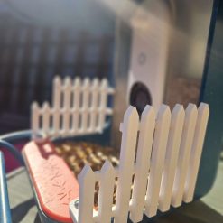 3D Printed Tall Picket Fence Attachment for Bird Buddy Smart Bird Feeder
