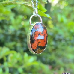 PENDANT ONLY - Seam Agate Sterling Silver Pendant 8 PENDANT ONLY - Seam Agate Sterling Silver Pendant 8